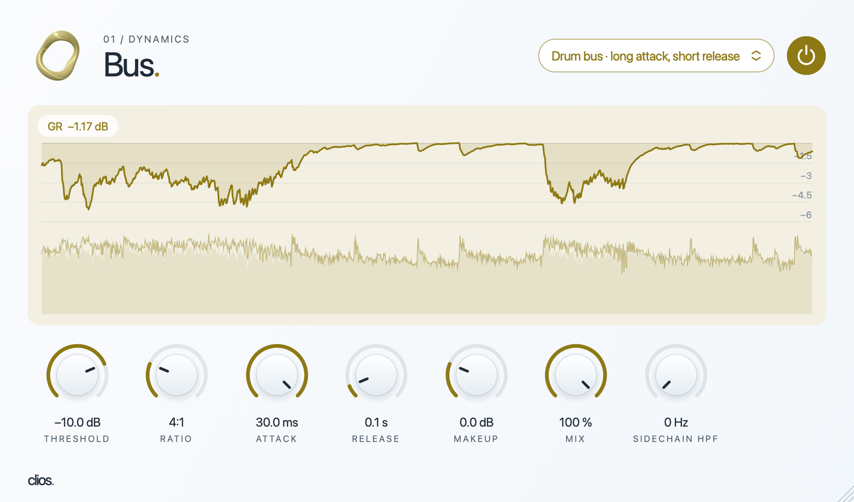 Clios Bus desktop plugin screenshot