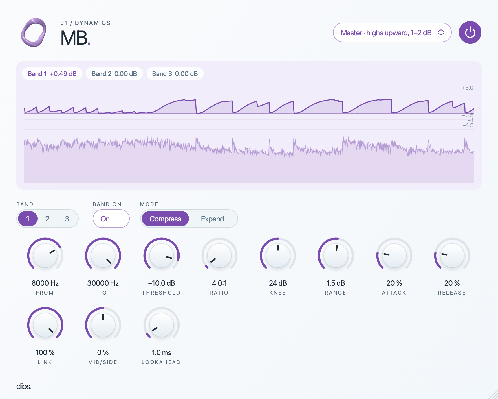 Clios MB desktop plugin screenshot