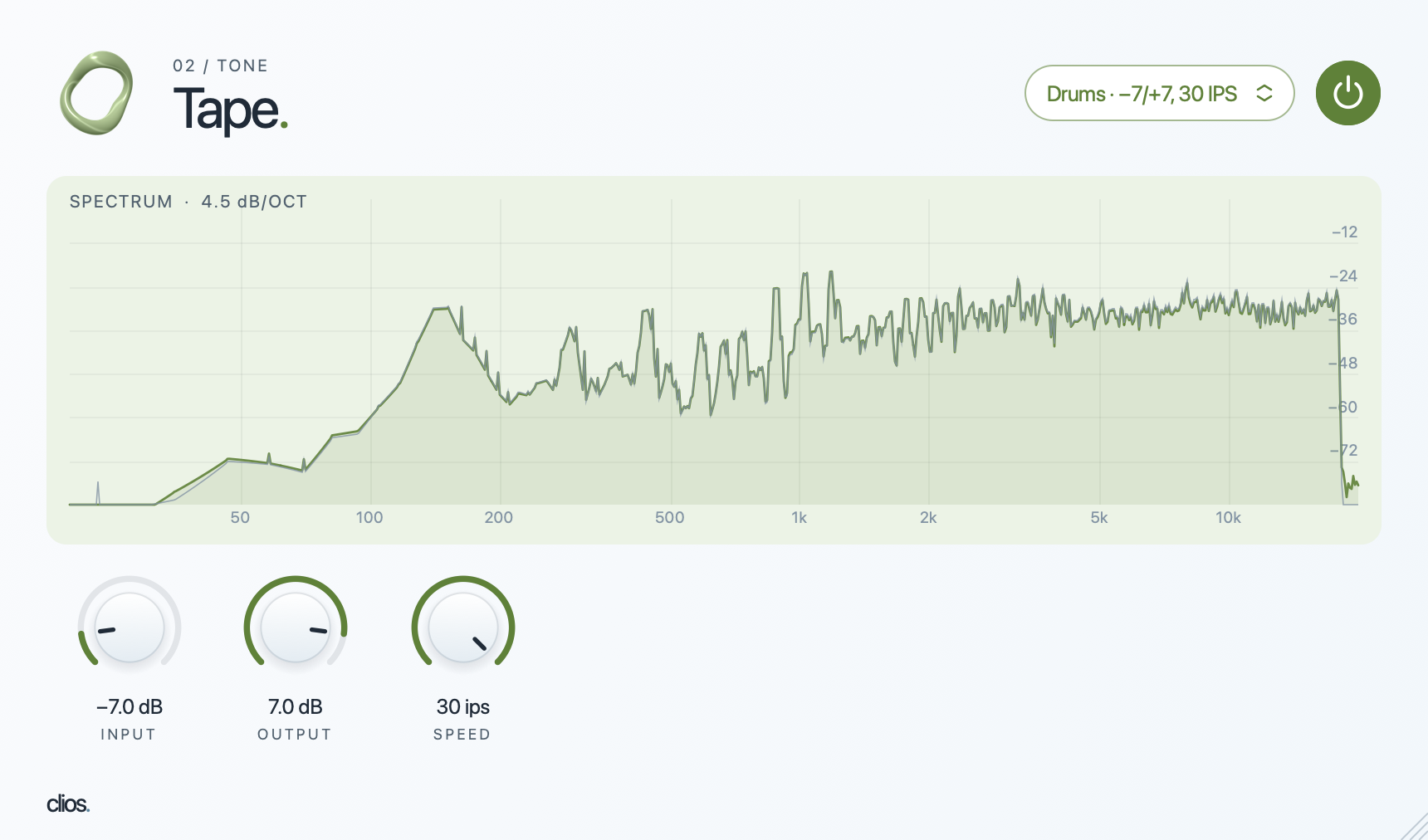 Clios Tape desktop plugin screenshot